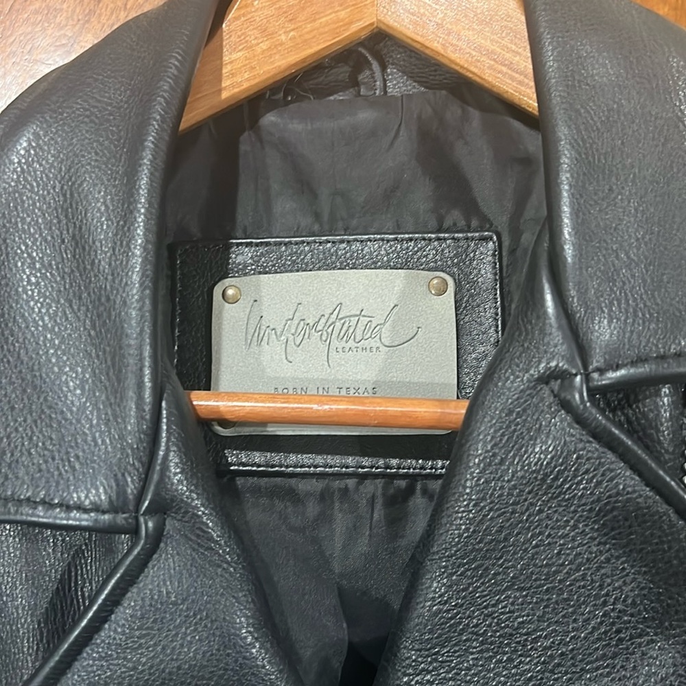 Understated easy rider leather jacket xs NWOT - Picture 5 of 8